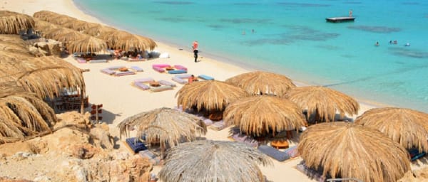 8-Hour Red Sea Boat Trip from Hurghada with Orange Bay