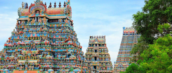 14-Hour Cultural Tour from Madurai to Trichy, Tanjore and Chettinad
