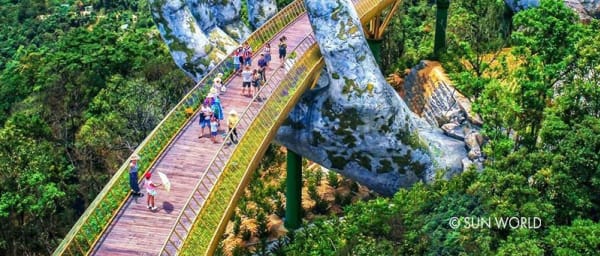 1-Day Ba Na Hills Tour from Danang with Golden Hand Bridge