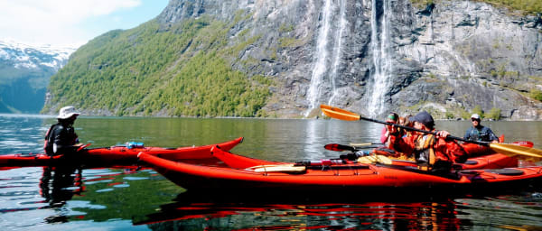 3-Hour Geiranger Fjord Kayaking Tour with The Seven Sisters