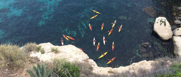 4-Hour Kayaking Adventure in Cagliari around the Devil's Saddle