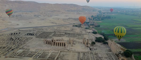 3-Hour Luxor Hot Air Balloon Ride with Valley of the Kings Views