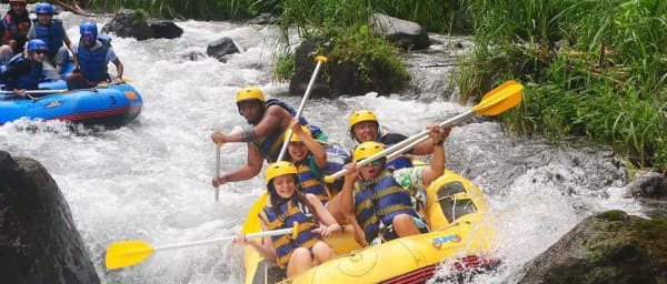 8-Hour Bali Adventure Tour with Rafting and Safari Park Experience