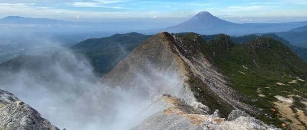 1-Day Sibayak Volcano Sunrise Hike from Medan with Coffee Break