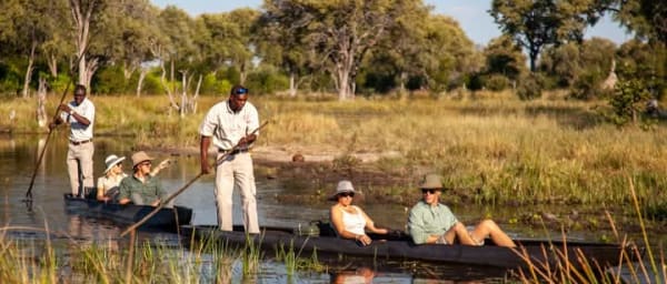 4-Hour Okavango Delta Mokoro Tour from Maun with Bush Walk