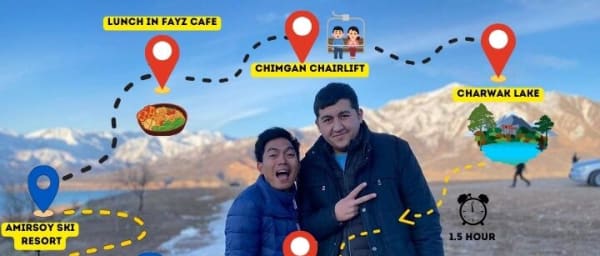 8-Hour Amirsoy and Chimgan Mountain Tour from Tashkent with Charwak