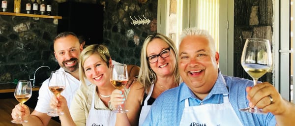 5-Hour Santorini Gastronomy Tour with Cooking Class and Wine Tasting
