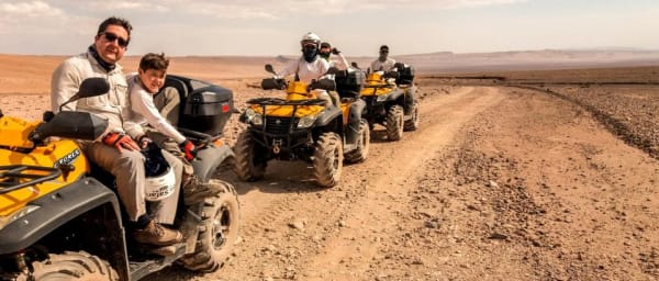 2-Hour Quad Bike Desert Safari in Hurghada with Bedouin Village
