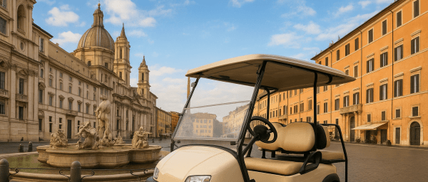 3-Hour Rome Golf Cart Tour with Piazza Navona and the Pantheon
