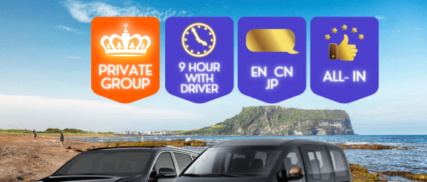 9-Hour Jeju Private Car Charter Tour with East West and South Highlights