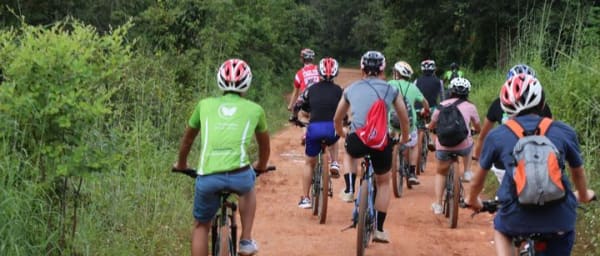 1-Day Angkor Thom Bike Tour with Hidden Temple Trails