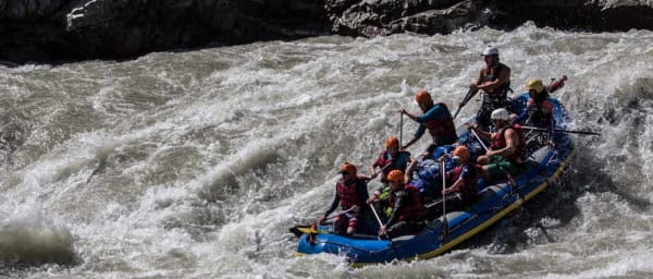 1-Day Whitewater Rafting Tour on the Trisuli River with Cliff Jumping