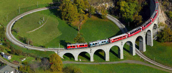 Full-Day St. Moritz and Tirano Tour with Red Train Ride