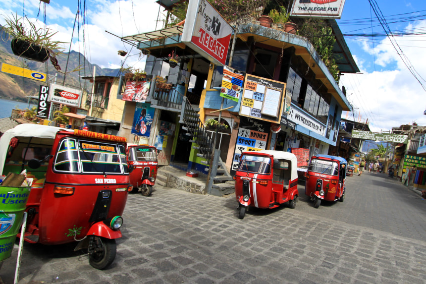 Tuk Tuks in San Pedro