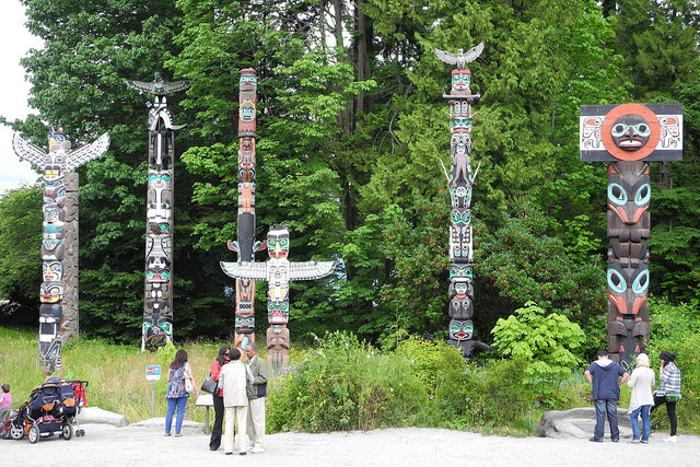 Totems at Stanley Park