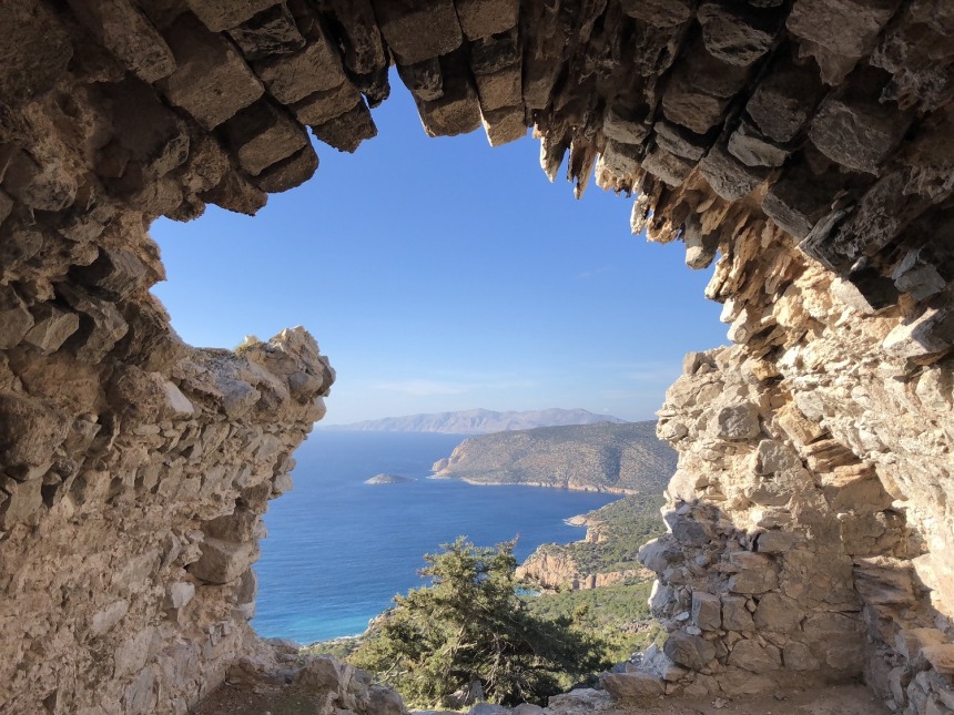 View from the Monolithos castle