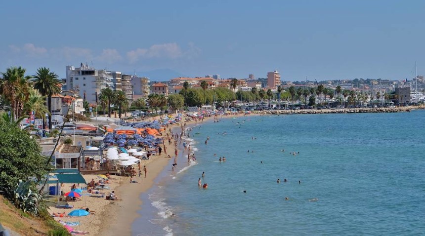 Beach in Agay, France