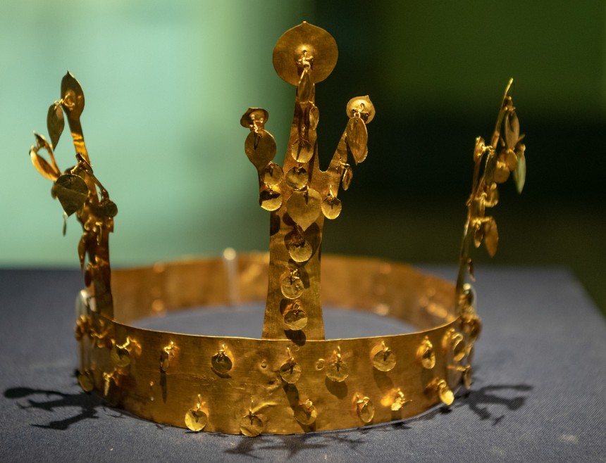 The Golden crown at Gyeongju National Museum