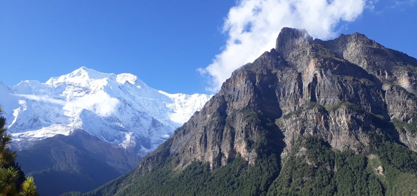 Beautiful view in Annapurna Round trek