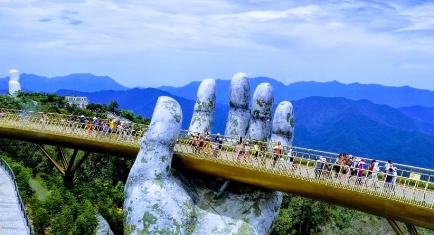 The Bana Hills Golden Bridge Da Nang
