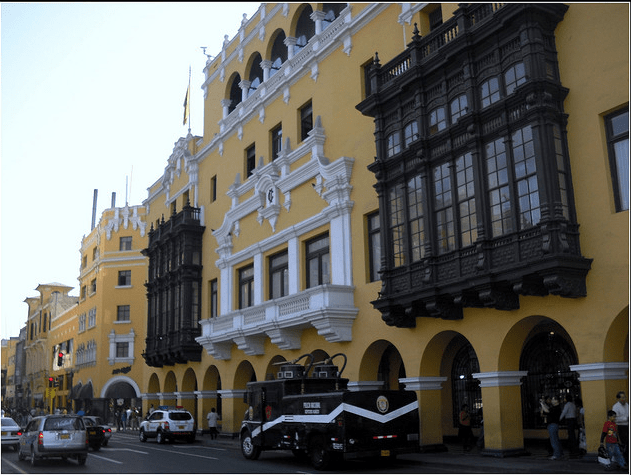 Plaza Mayor in Lima Peru