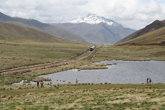 The Andes Mountain in Puno