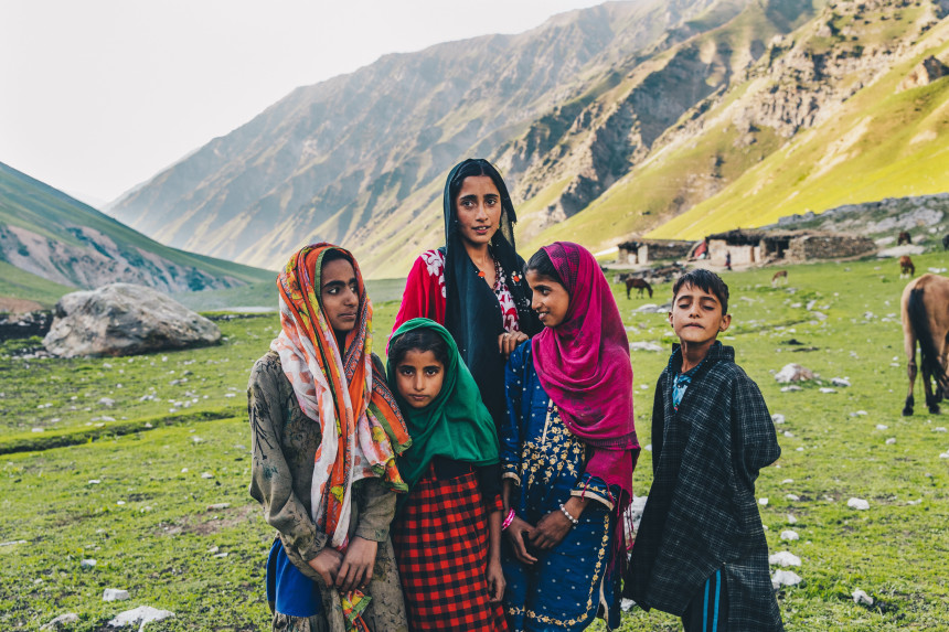 Image 1.7- The beautiful locals of Kashmir