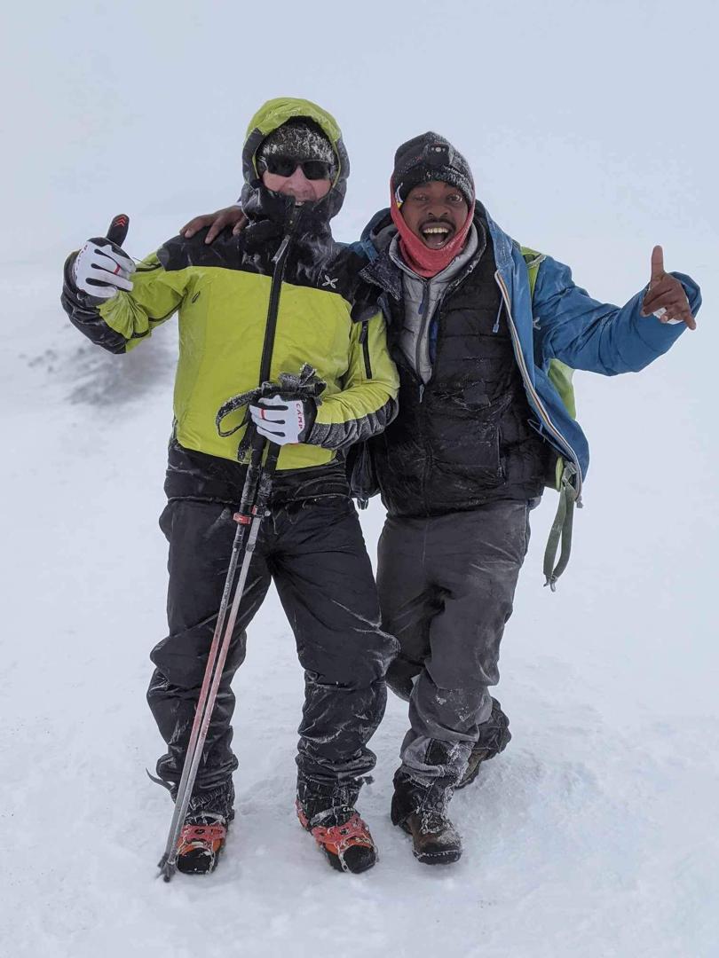 climbing Kilimanjaro with local guides