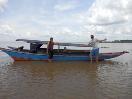 Mahakam trip with canoe
