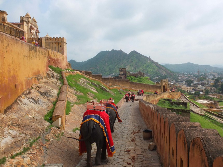 Visiting Fort by Elephant Ride