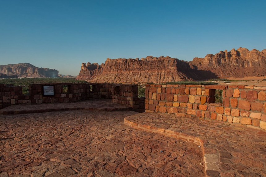 Rock formations in AlUla