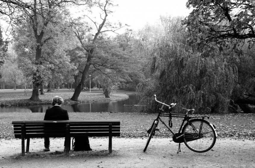 Bicycles in Vondelpark
