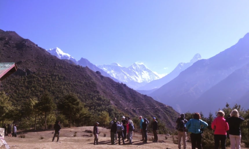 On the way to Everest Base Camp