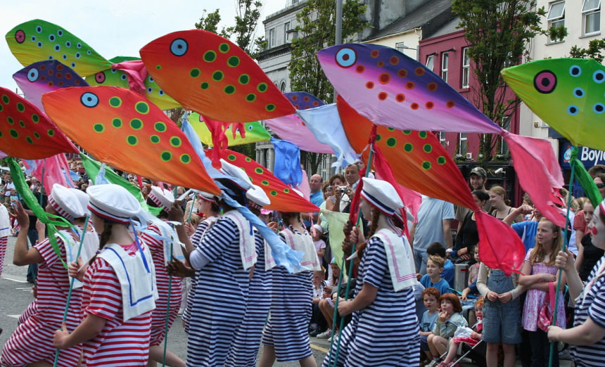 Galway art festival parade
