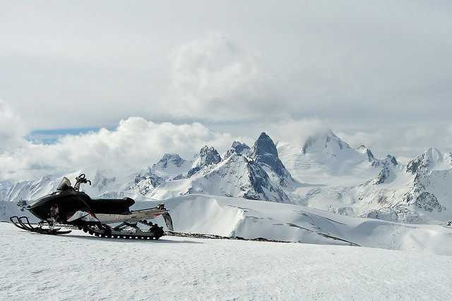 Bugaboo Spire and Vowel Glacier