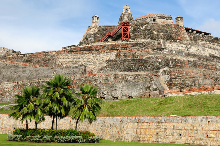 Fortress in Old Town, Cartagena