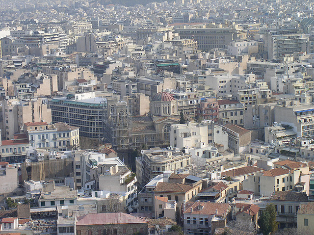 Plaka-district-with-Panagia-Gorgoepikoos