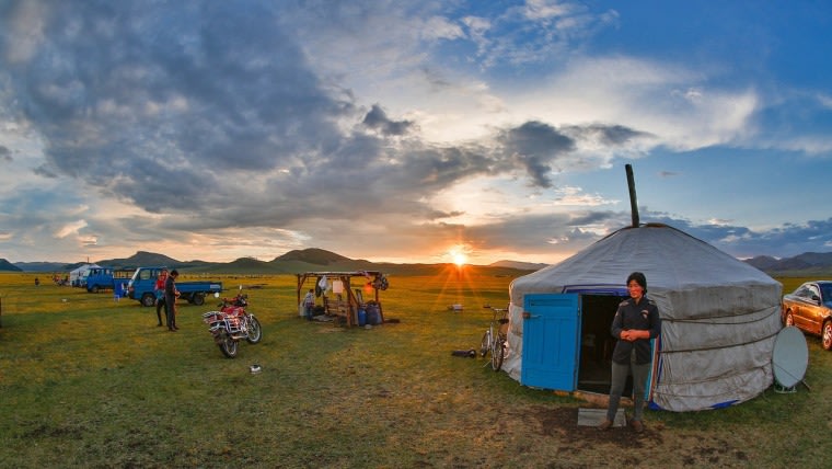 Traditional Mongolian ger