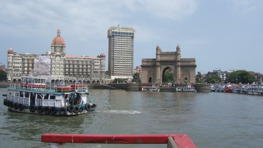 Sailing near Gateway of India
