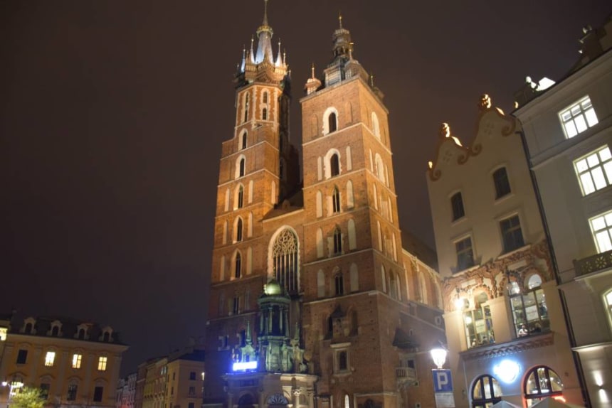 The old heart of Krakow