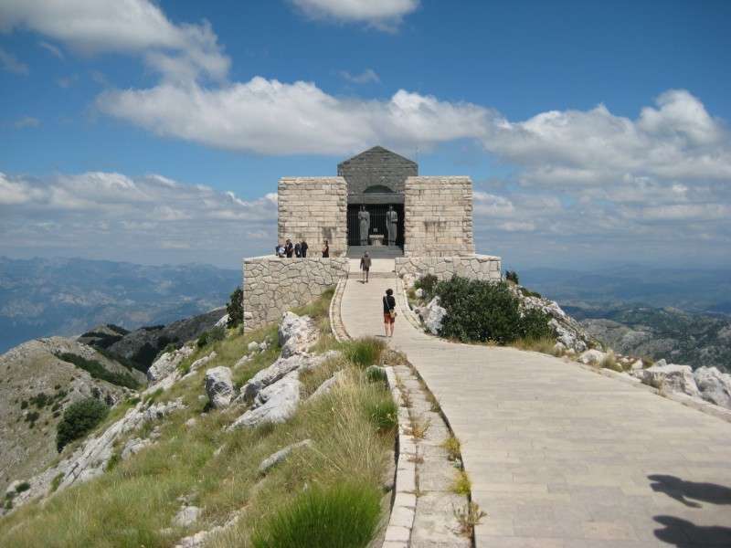 Mausoleum at the top of Mount Lovcen