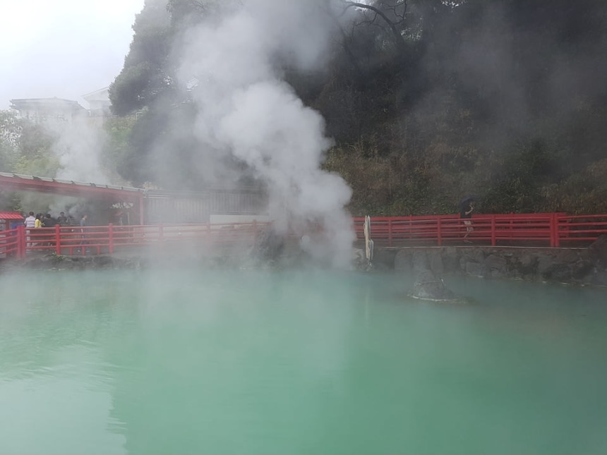 Beppu's steaming hot springs