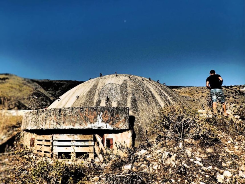 Bunkers near Saranda, Albania