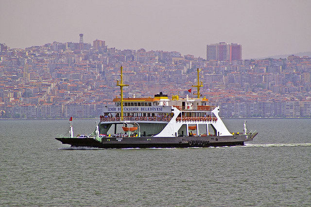 Ferry in Izmir, Turkey