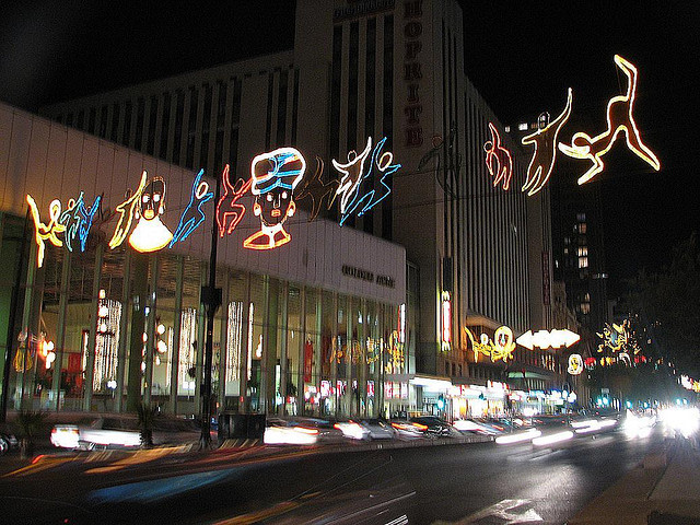 Christmas Lights in Adderley Street