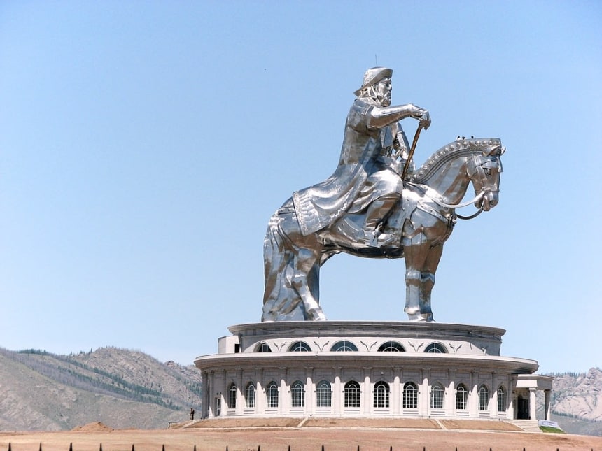 Genghis Khan statue