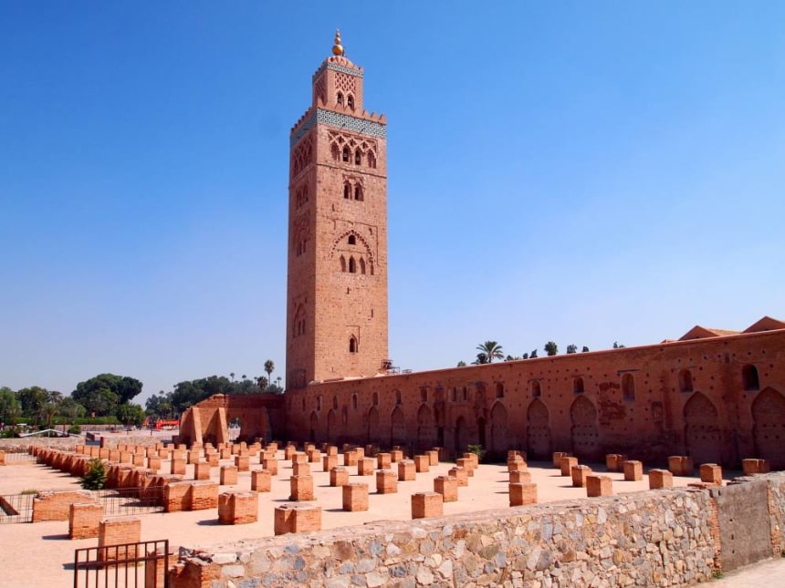 Koutoubia Mosque and Ruins