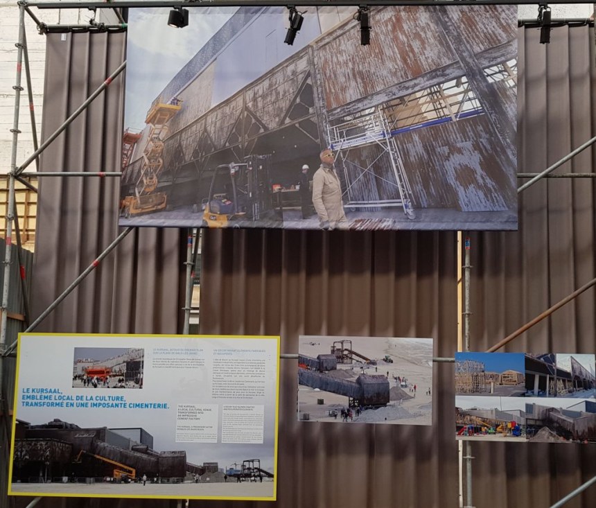 Image titleTaking the modern conference centre and casino out of the Movie - disguised as a cement works