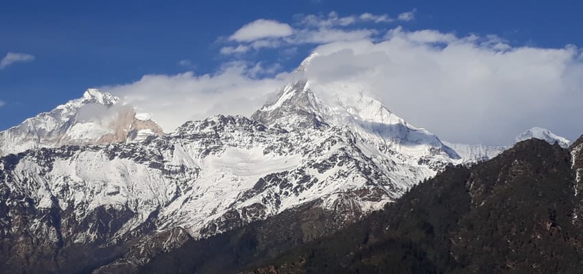 Mountain view of Annapurna region