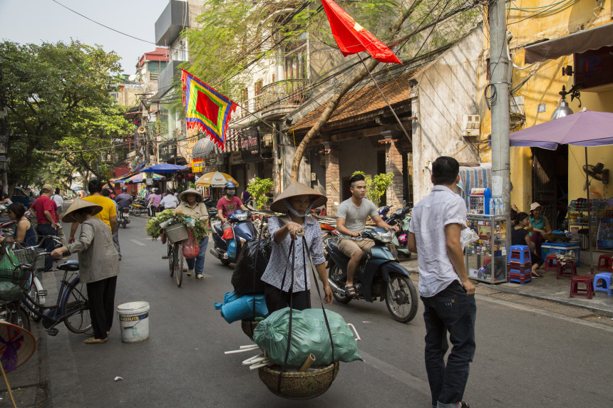 Market and Street Life, Old Quarter, Hanoi